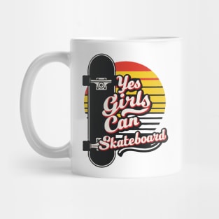 Girls Can Skateboard, Skateboarding Mug